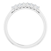 14K White 1/4 CTW Natural Diamond Anniversary Band